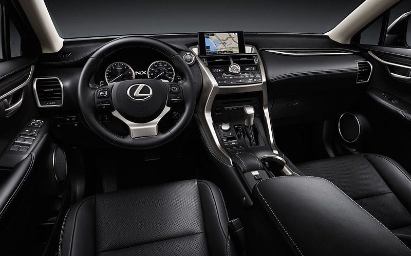 interior front Lexus NX 200t 2016